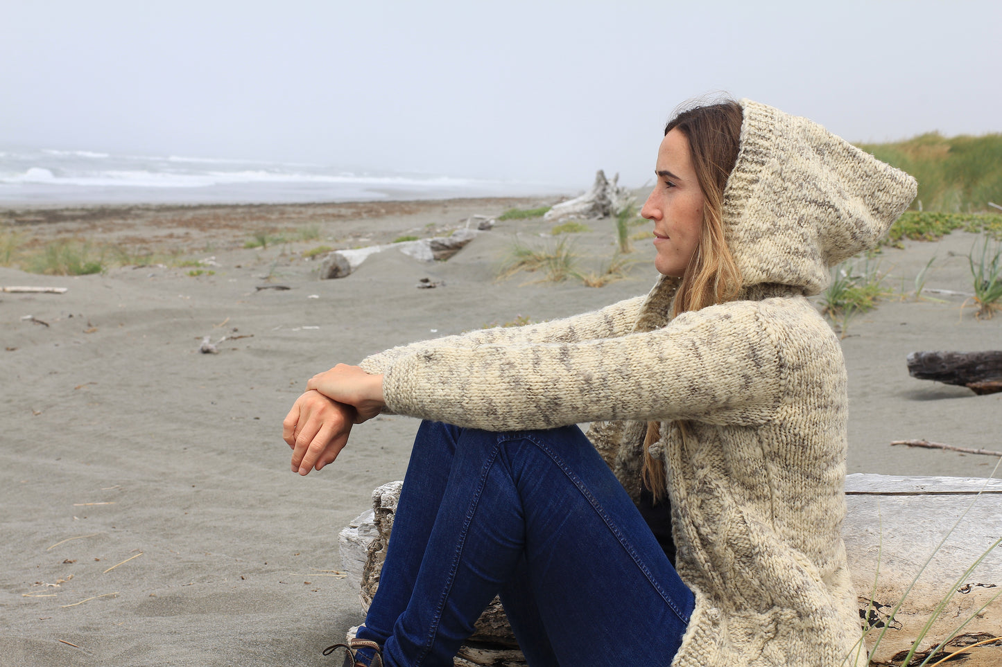 Beachgrass Cardigan Hoodie