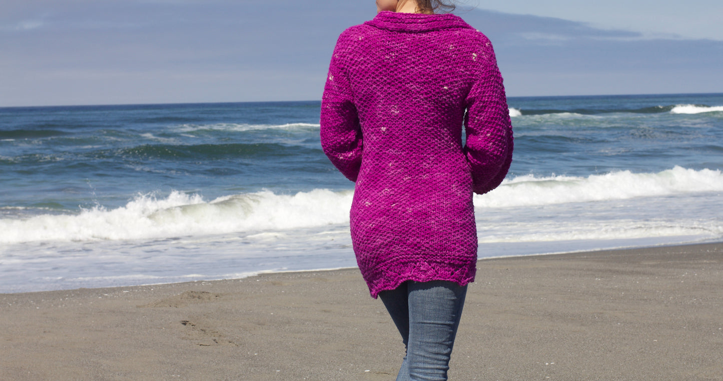 Coral Cardigan