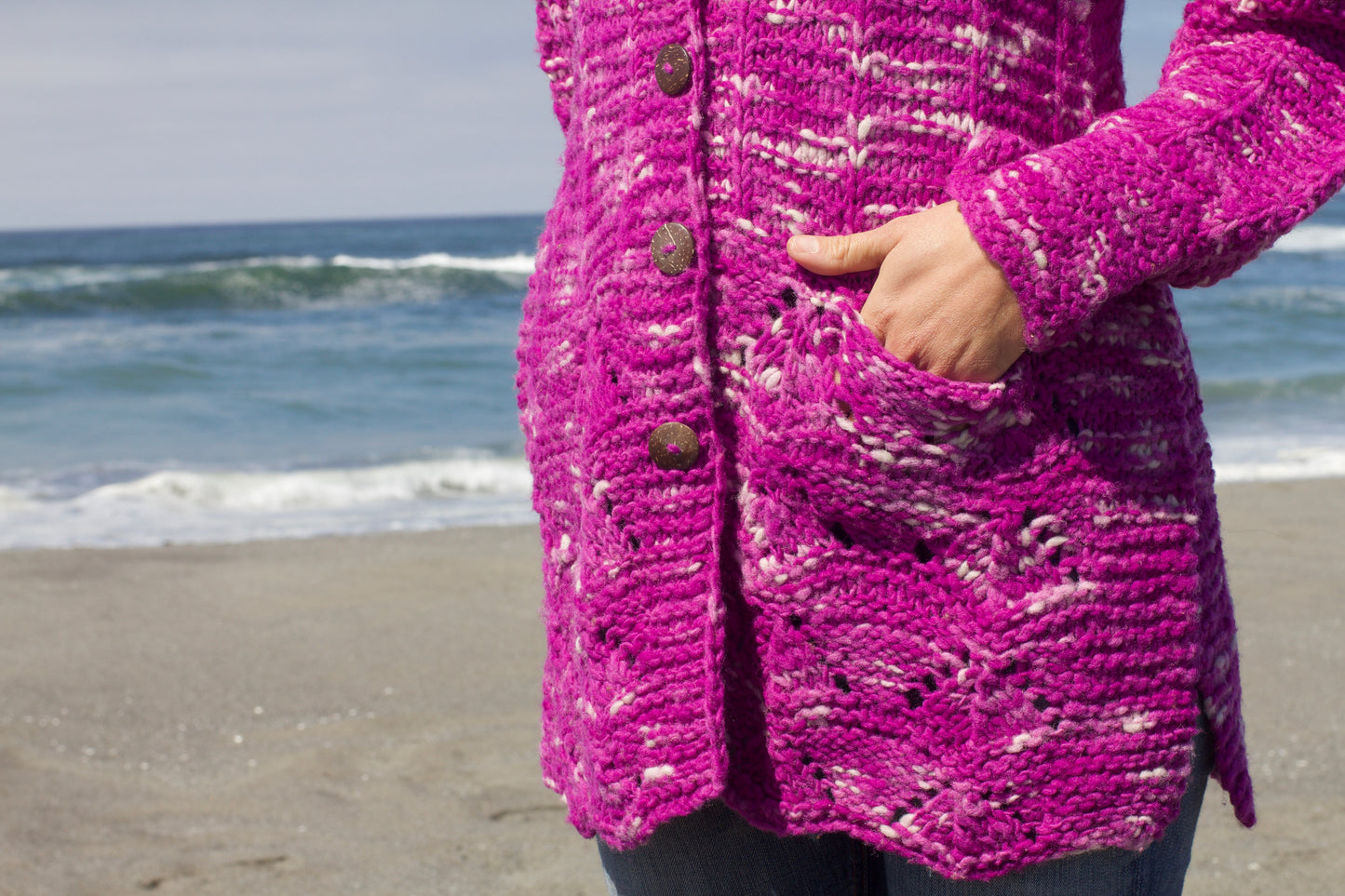 Coral Cardigan