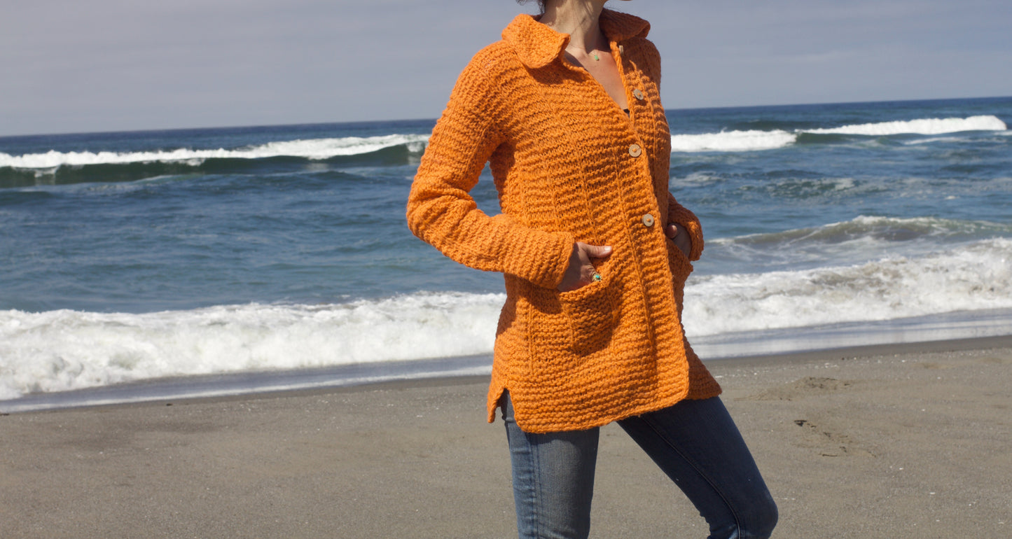 Sea Angel Waffle Cardigan