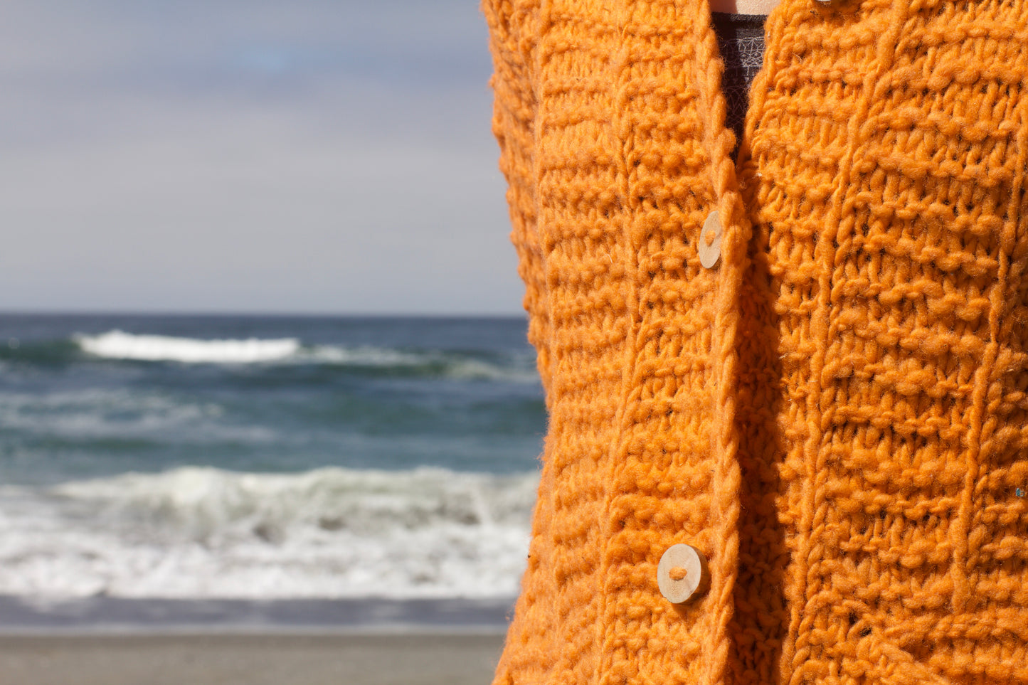 Sea Angel Waffle Cardigan